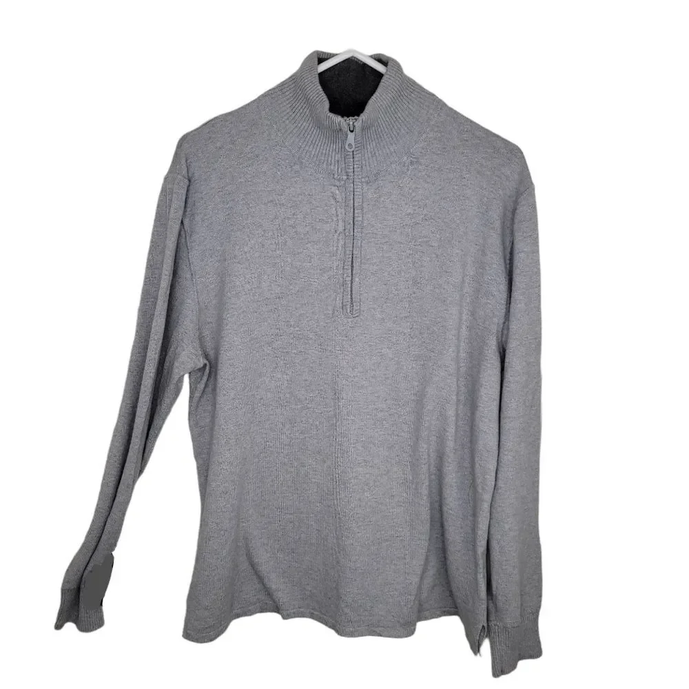 The North Face wool blend mock neck men's pullover medium